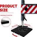 huyear 4 Pack RV Outrigger Pads Strong Rv Jack Pads Stabilizing Blocks with Handle, 12" x 12" x 1" Rv Leveling Pads for Crane, Trailer, Wrecker, Tow Truck, Service Truck Trailer