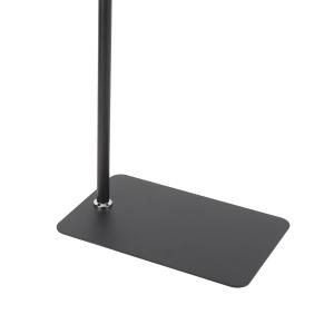 Tablet Phone Mount High Strength 360 Rotation Soft Protection Multi Purpose Texture Tablet Floor Stand Holder for Live Broadcast Aluminum Alloy