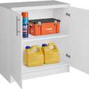 Prepac Elite 32" Storage Cabinet, White Storage Cabinet, Base Cabinet, Bathroom Cabinet with 1 Adjustable Shelf 18" D x 32" W x 36" H, WEB-3216