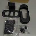 Anti-Theft Video Ring Doorbell Mount, Compatible with Video Doorbell, No Drill Adjustable Mounting Bracket Holder for Wireless Doorbells in Apartments, Enhanced Protection Ring Camera Mount Bracket