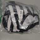 6 Pieces Men's Official Referee Costume Set, Official Umpire Jersey Collar V-Neck Referee Shirt Referee Cards Hat Whistle with Lanyard Penalty Flag, Referee Necessities for Basketball Football Soccer (X-Large)