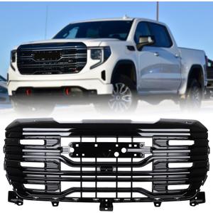 Black Grille Compatible with 2022-2024 GMC Sierra 1500 SLT/AT4/AT4X 84878061