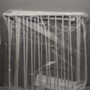 Extra Wide Baby Gate with Door Pressure Mounted 57.48-62.20 Inch,Child Baby Gates for Doorways No Drilling,Walk Through Dog Gate Indoor for The House Kitchen Stairs,White