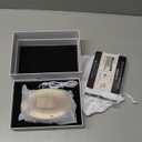 SereneLife Smart Eye Massager with Heat and Compression, Vibration, Music, Wireless Heated Mask for Migraines and Stress Therapy (Gold V2 Soft Fit)