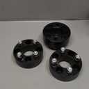 KSP 4X4 Wheel Spacers for Golf Cart EZGO Wheel Hub, 2"(50mm) Forged Tire Spacer fit Yamaha Club Car in 4x101.6 Bolt Pattern 62mm Hub Bore 1/2"-20 Thread Pitch, 4x100 Black Aluminum Wheel Adapters (3 Pack)