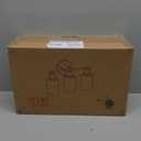 3-Light Black & Gold Vanity Light Over Mirror, Bathroom Wall Light Fixtures with Clear Glass Shade Including E26 Medium Base, Bulb NOT Included