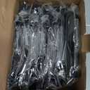 30 Pack 5 inch(128mm) Center to Center Matte Black Cabinet Pulls Stainless Steel Kitchen Cabinet Handles - Square Dresser Handles Drawer Pulls