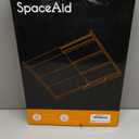 SpaceAid Bamboo Spice Drawer Organizer, (Need 3" Deep Drawer) Expandable 4 Tier Spices Rack for Cabinet, Kitchen Seasoning Storage Insert (Jars Not Included, From 12" to 23" Wide) (Natural)