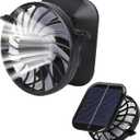 Solar Powered Fan Replacement For Hat - Quiet Lightweight Cooling Insert | Powered Parts For Fishing Swimming Beach Travel Outdoors, Hands-Free Device Summer Heat, Visor Or Wide Brim (rectangle)