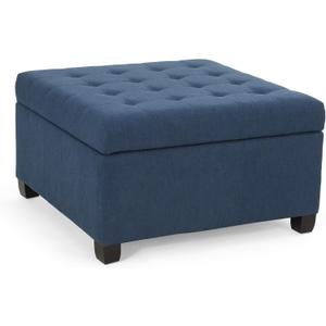 Christopher Knight Home Hedda Tufted Fabric Storage Ottoman