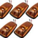 X AUTOHAUX 5pcs Top Cab Marker Light Roof Running Lamps Yellow Covers Lens Yellow Top Cab Clearance LED Light for Chevrolet K2500 1998 2000