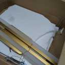 Ralbay 32" LED Gold Vanity Lights for Bathroom 36W Frosted Aluminum Modern Gold Bathroom Vanity Light Fixtures Over Mirror Modern Gold Bath Lighting 6000K White Light