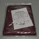 Wekwch Burgundy Jacquard Rectangle Tablecloth Exquisite Grain Design Waterproof and Wrinkle Resistant Table Cloth for Indoor Outdoor Parties Kitchen Dinning Room 60 Inch by 84 Inch