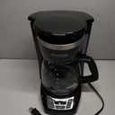 BLACK+DECKER 12-Cup Digital Coffee Maker, Programmable, Washable Basket Filter, Sneak-A-Cup, Auto Brew, Water Window, Keep Hot Plate, Black