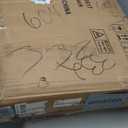 Round Dining Table for 4,Kitchen Dining Room Circle Dinner Pedestal Table,Space Saving Wood Kitchen & Dining Room Furniture (Black, 47In)