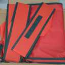 Christmas Ornament Storage Box-Hold 128 Ornaments, Xmas Ornament Organizer Storage box with Lid and Adjustable Dividers, Extra Large Holiday decorations Storage Container with Individual Trays, Red