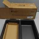 95 Inch Cast Iron Loaf Pan with Lid | Bread Baking Pan | Even Heat Distribution for Homemade Bread, Cake, and Meatloaf | 2 Piece Set