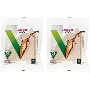 Hario V60 Paper Coffee Filter, Size 02, Natural, 200ct