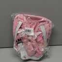 Car Trash Can Foldable Garbage Bin Leakproof 2.3 Gallons Car Trash Bag Pink