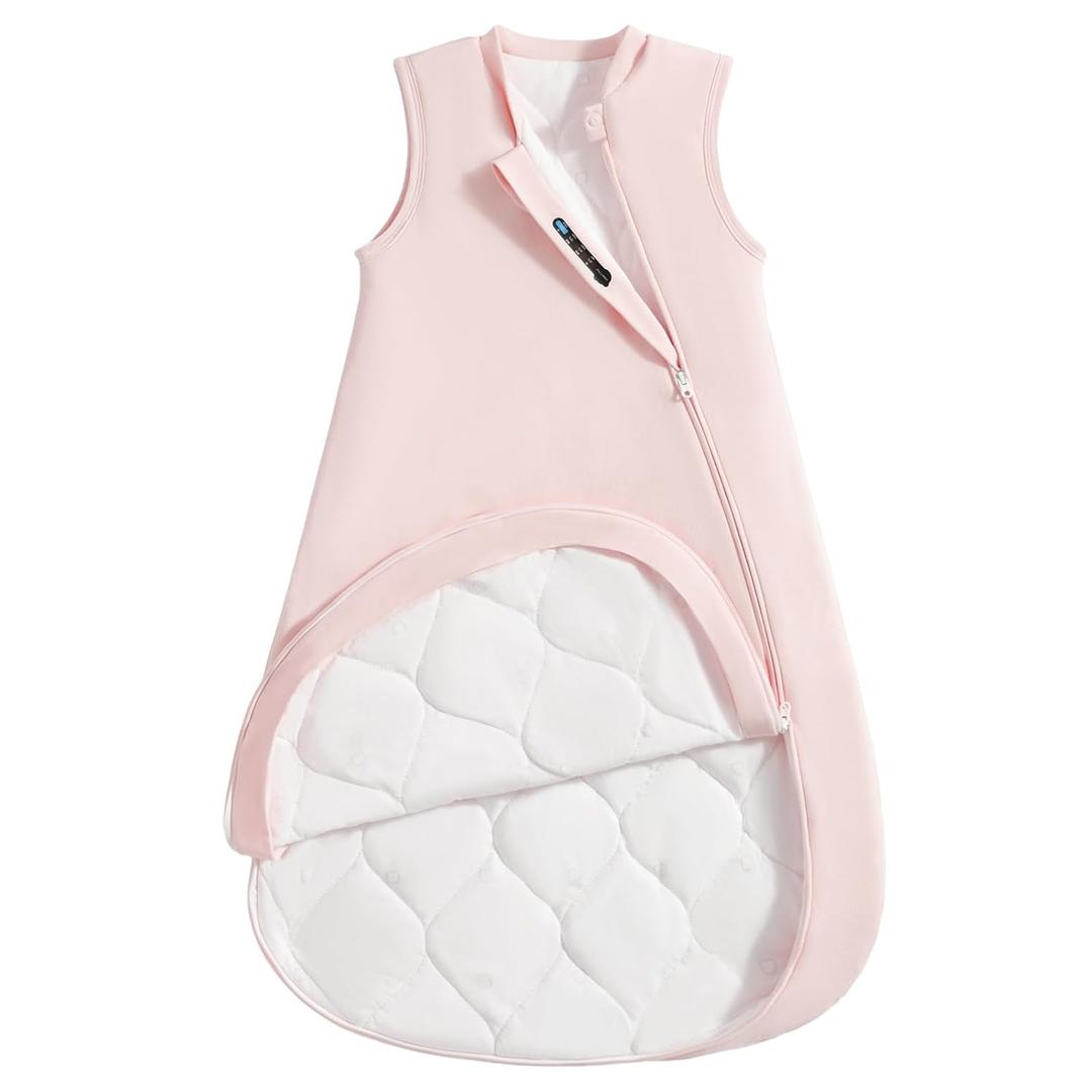 2.5 Tog Baby Sleep Sack 18-24 Months, Supersoft Quilted Cotton Thermostatic Toddler Sleeping Sack for Babies Infant, 2-Way Zipper Warm Comfy Baby Wearable Blanket