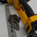 Mini Chainsaw Cordless Compatible for Dewalt 20V Battery (Without Battery, Tool Only) 12 Inch Handheld Brushless Electric Chainsaw with Auto Oiler & Security Lock, for Wood, Trees Cutting