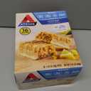 Atkins Lemon Flavored Snack Bar, High Protein Bar, Low Sugar and Low Carb, Keto Friendly Snack, Gluten Free, High in Fiber, Made with Real Almond Butter, 16 Count, Best By AUG 19/2025