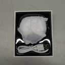 Automatic Electric Nail Clipper with LED Light & 2 Speeds with Nail Scraps Storage, USB Rechargeable Safety Fingernail Trimmer for Baby, Children, Kids, Adult, Seniors and Caregivers, White