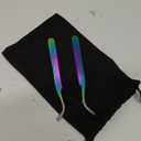 2pcs Precision Nail Art Eyelash Extension Tweezers - Stainless Steel False Lash Application Tools, Curved & Straight Tip
