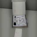 oneisall 4-in-1 Cordless Dog Grooming Kit with 2-Speed Clippers, Low Noise Paw Trimmer & Rechargeable Quiet Nail Grinder for Dogs and Cats (White) (Beige)