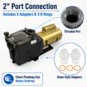 W3SP2615X20 Single Speed Pool Pump Compatible with Hayward Super Pump