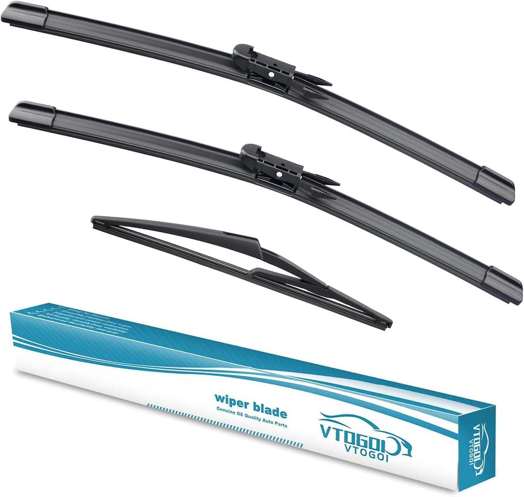 OEM Windshield Wiper Blades Replacement for BWM Mini Cooper Countryman 2011 2012 2013 2014 2015 2016, All Weather Original Factory Quality Front & Rear Wipers Set 20 "+19"+10" (Pack of 3)