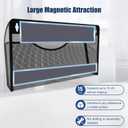 Magnetic File Holder 1 Pockets File Folder Organizer, Office Hanging Magazine Rack for File Cabinets, Magnetic Paper Holder, No Drilling Mail Organizer for Refrigerator, Office