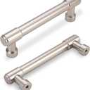 10 Pack 3-3/4 Inch(96mm) Kitchen Cabinet Handles Brushed Satin Nickel Cabinet Pulls Drawer Pulls Solid Cabinet Hardware