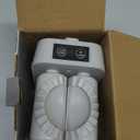 Automatic Electric Dumpling Press Maker Machine - Adjustable and Easy to Operate, With Spoon and Brush - For Home Kitchen Pastry Making (White)