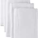Gerber Unisex Baby Boys Girls Gauze Prefold Cloth Diapers Multipack White 5 Pack