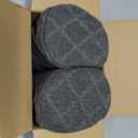 Cozyhealth Cervical Roll Pillow, Medium Soft Memory Foam Neck Round Pillow Cylinder Bolster Pillow for Sleeping, Round Neck Support for Bed, Legs, Back and Yoga (Grey, Medium - 3.9" H)