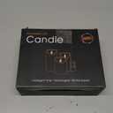 Flickering Flameless Candles with Remote and Timer, Realistic LED Candles, Battery Operated Candles for Christmas Home Wedding Birthday Decoration, Real Wax Set of 3(Ivory White)