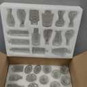 Mini Bud Vases Set of 32 As Wedding Centerpieces for Tables,Clear Bud Vases for Flowers,Small Flower Vases Suitable for Birthday Party,Anniversary,Wedding Reception,Baby Shower (Clear, 32PCS)