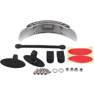 Motorcycle Wide Angle Rearview Mirror for Motorbike Rearview Mirror, Arc Scan Mirror 180 Degree View Motorcycle Windscreen Mount Rear View Mirror