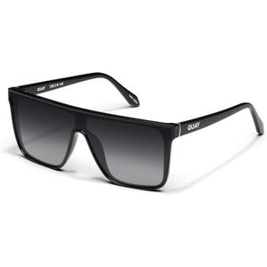 QUAY Oversized Nightfall Medium Non-Polarized Shield Sunglasses for Men & Women, Unisex Shades with UV-Protected Lenses