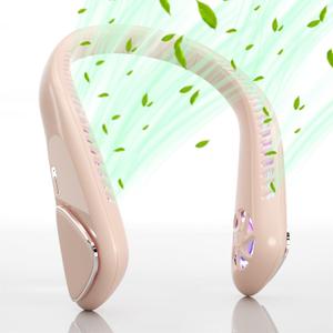 Bladeless Neck Fan - Portable Neck Fans with 3 Wind Speed,USB Rechargeable Personal Neck Fan, Hands-Free Design USB Fan - Ideal for Outdoor Activities and Travel