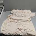 Fuloon Chair Covers for Dining Room 4 Pack, Solid Stretch Dining Chair Covers, Washable Kitchen Slip Covers, Jacquard Parson Chair Covers Set of 4(Leaf Jacquard Beige, 4 Pack)