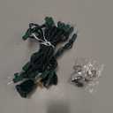 Novelty Lights 5 Feet 20 Bulbs Vintage Short Mini Light String, Clear Bulbs on Green Wire, 4-Inch Spacing Fairy Lights, Connectable End-to-End, UL Listed for Indoor/Outdoor