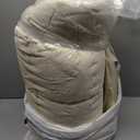 Sleep & Beyond myMerino 100% Organic Merino Wool Topper with Cotton Cover for All Seasons - 1.5 Inch Thick Comfortable and Breathable Topper - Moisture Wicking - Ivory - King 76x80