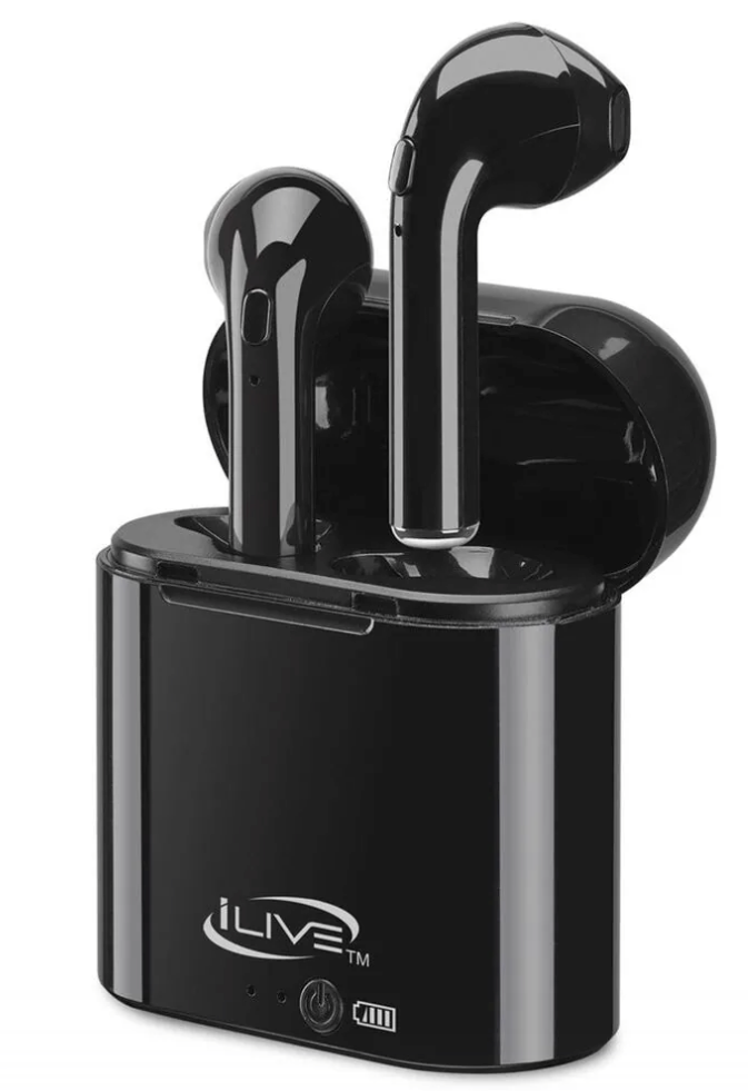 iLive True Wireless Bluetooth Earbuds in Black