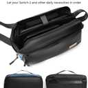 Sling Crossbody Bag for Nintendo Switch 2 / Switch OLED, Steam Deck, PlayStation Portal, ASUS ROG Ally, with 3 Pockets, Travel Bag for Game Consoles and Accessories