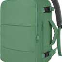 Taygeer Travel Backpack for Women, Carry On Backpack with Water Bottle Pocket & Shoe Pouch, TSA 15.6" Laptop Back Pack Flight Approved, College Gym Bag Casual Daypack for Weekender Business Hiking (Large, Peridotgreen)