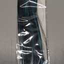 18 Inch Tape in Hair Extensions - 10 Pieces (2g/Piece) 100% Remy Human Hair - Includes Waterproof Tapes - Black Teal Green Balayage