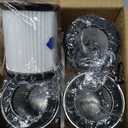 ilovelife 4PCS HEPA Filter with Mesh Filter Replacement for INSE N5S N5T S6T S6P Pro S610/TMA T120 T121 T151 T150 T220 T210 T181 T180 T220 Cordless Vacuum Cleaner, White