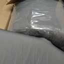 Tudomro 2 Pcs Dark Gray 66'' Outdoor Chaise Lounge Cushion Waterproof Patio Lawn Pool Chaise Lounge Cushion with Headrest Pillow & Ties Weather Fade Resistant Replacement Longue Chair Pad